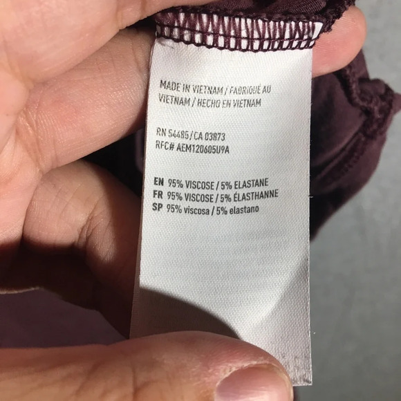 Womens American Eagle Blouse Soft and Sexy Purple Whimsigoth Summer Spring - Picture 6 of 6